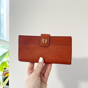 Tusk Orange Leather Wallet